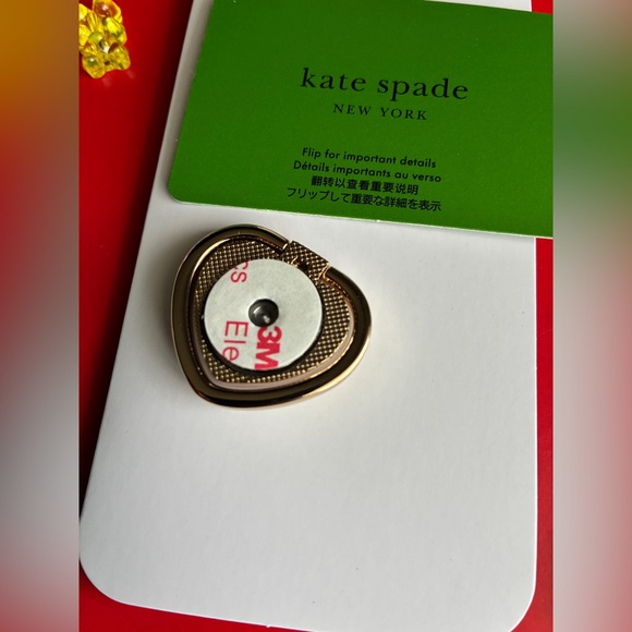 Kate Spade Transparent Case with Vibrant Red Hearts,iPhone 16 Pro Max. - Picture 8 of 13